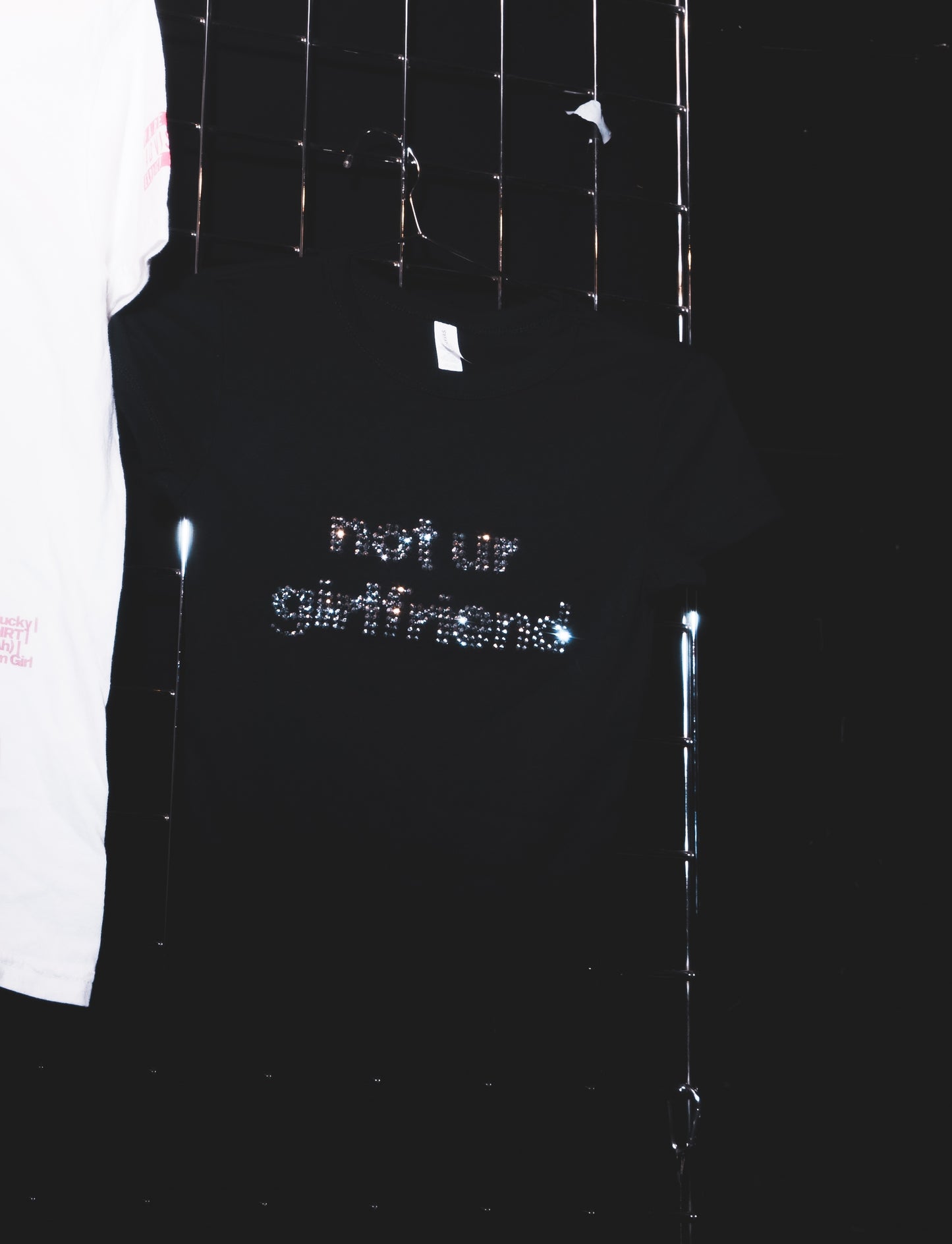 not ur girlfriend rhinestone Baby Tee